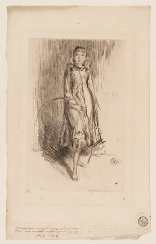 Florence Leyland by James McNeill Whistler, print, 1874