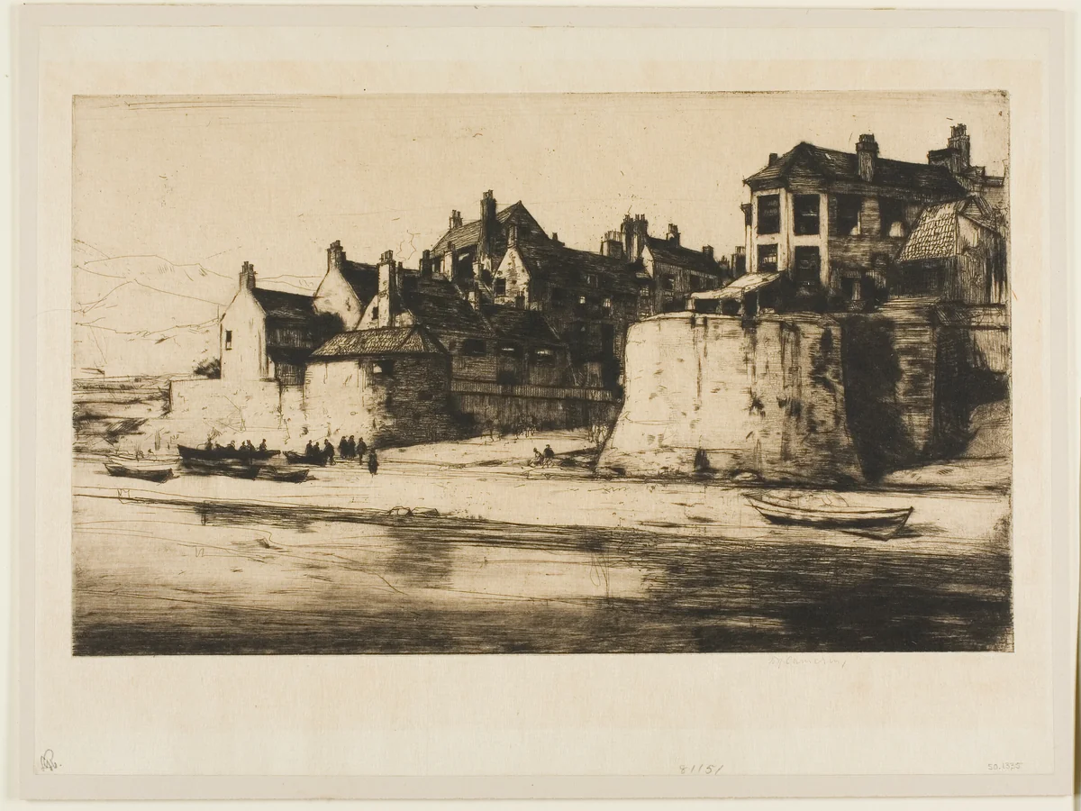 Robin Hood's Bay by David Young Cameron, print, 1907