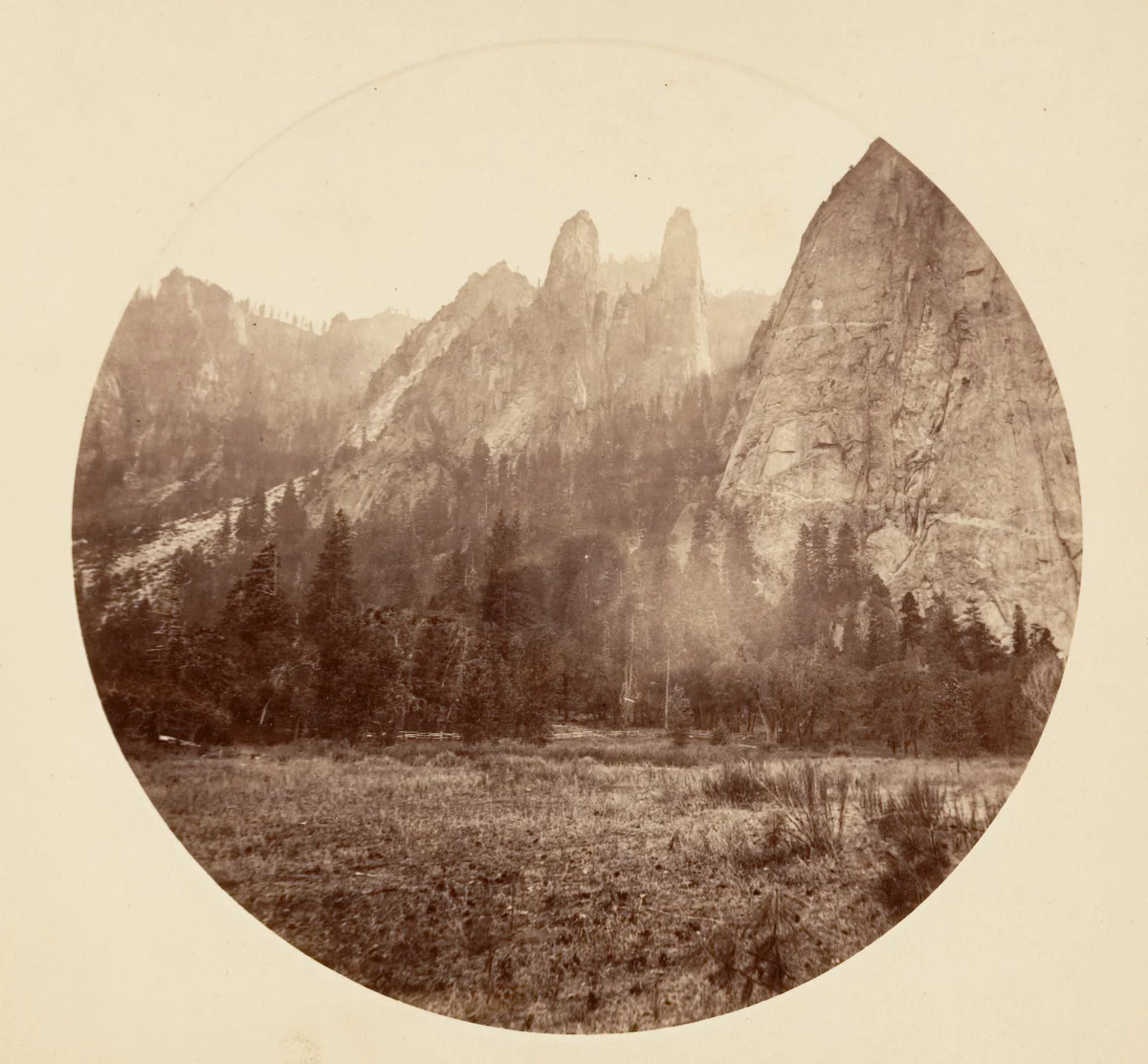 [Yosemite National Park, California] by Carleton E. Watkins, photograph, 1876-1880
