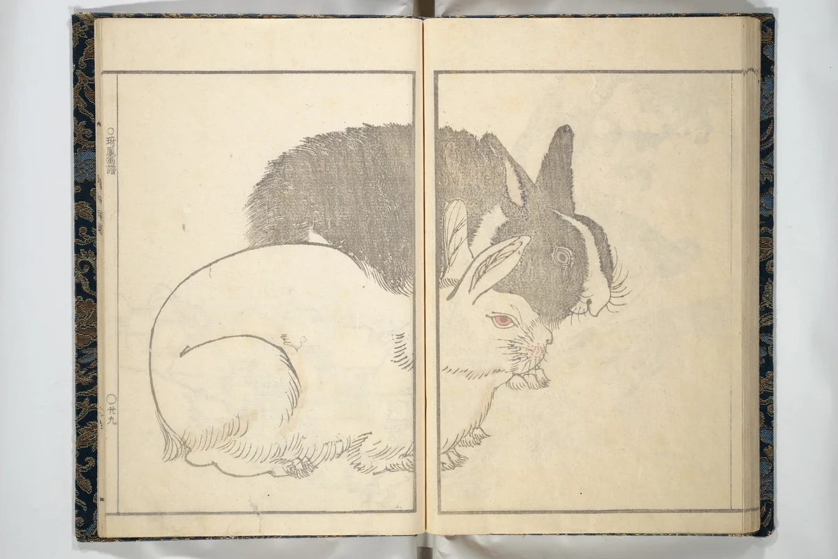 Kihō Picture Album (Kihō gafu) 埼鳳画譜 by Kawamura Kihō (河村琦鳳), book, 1827