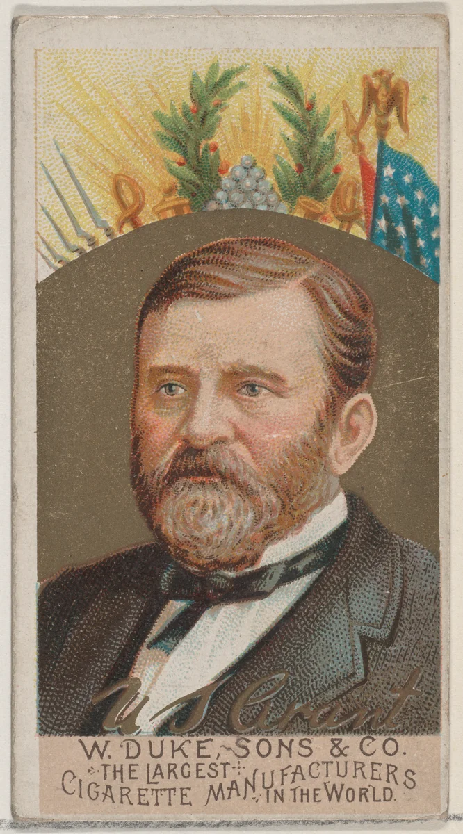 Ulysses S. Grant, from the series Great Americans (N76) for Duke brand cigarettes by W. Duke, Sons & Co., print, 1888