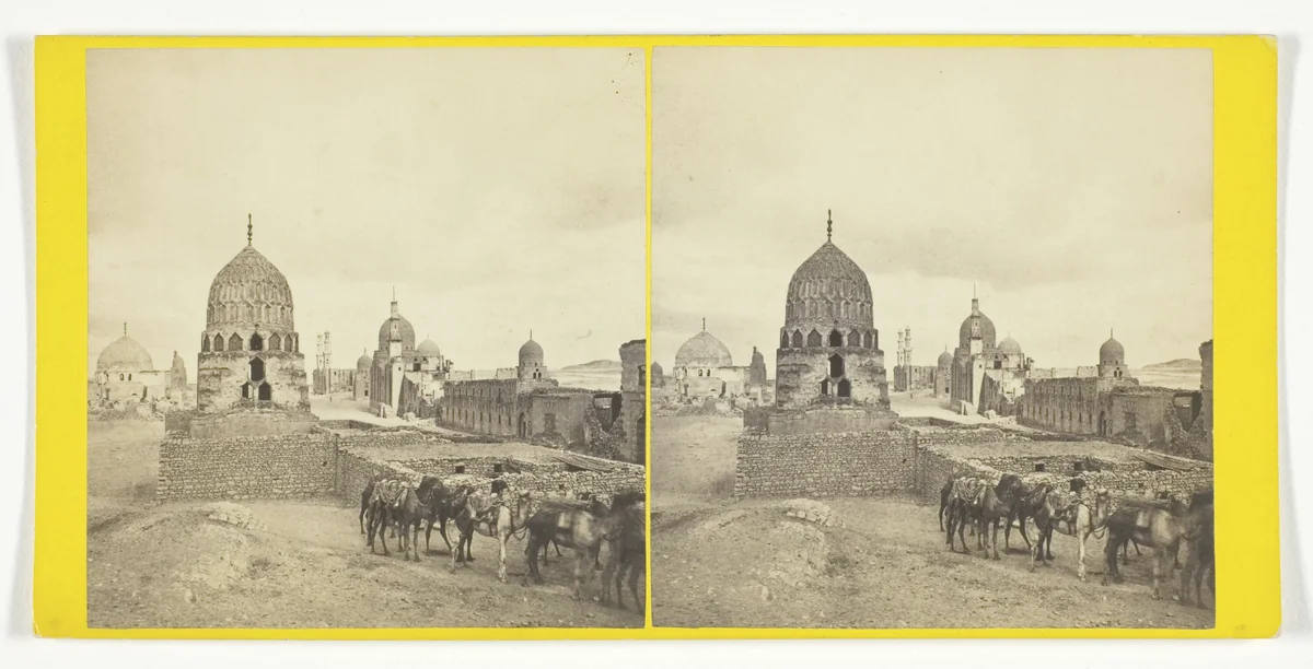 Egypt - Cairo, Tombs of the Caliphs, No. 106 from "Good's Eastern Series" by Frank Good, photograph, 1869