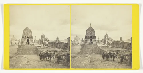 Egypt - Cairo, Tombs of the Caliphs, No. 106 from "Good's Eastern Series" by Frank Good, photograph, 1869