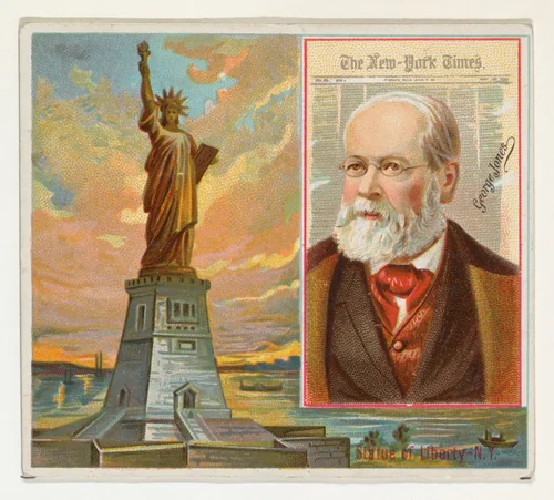 George R. Jones, The New York Times, from the American Editors series (N35) for Allen & Ginter Cigarettes by Allen & Ginter, print, 1887