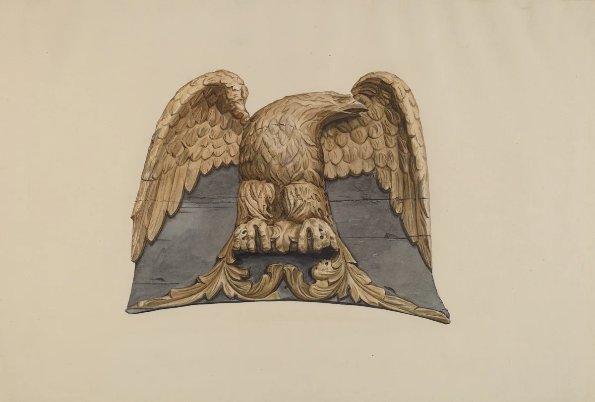 Spread Eagle Relief by Flora Merchant, index of american design, 1935-1942