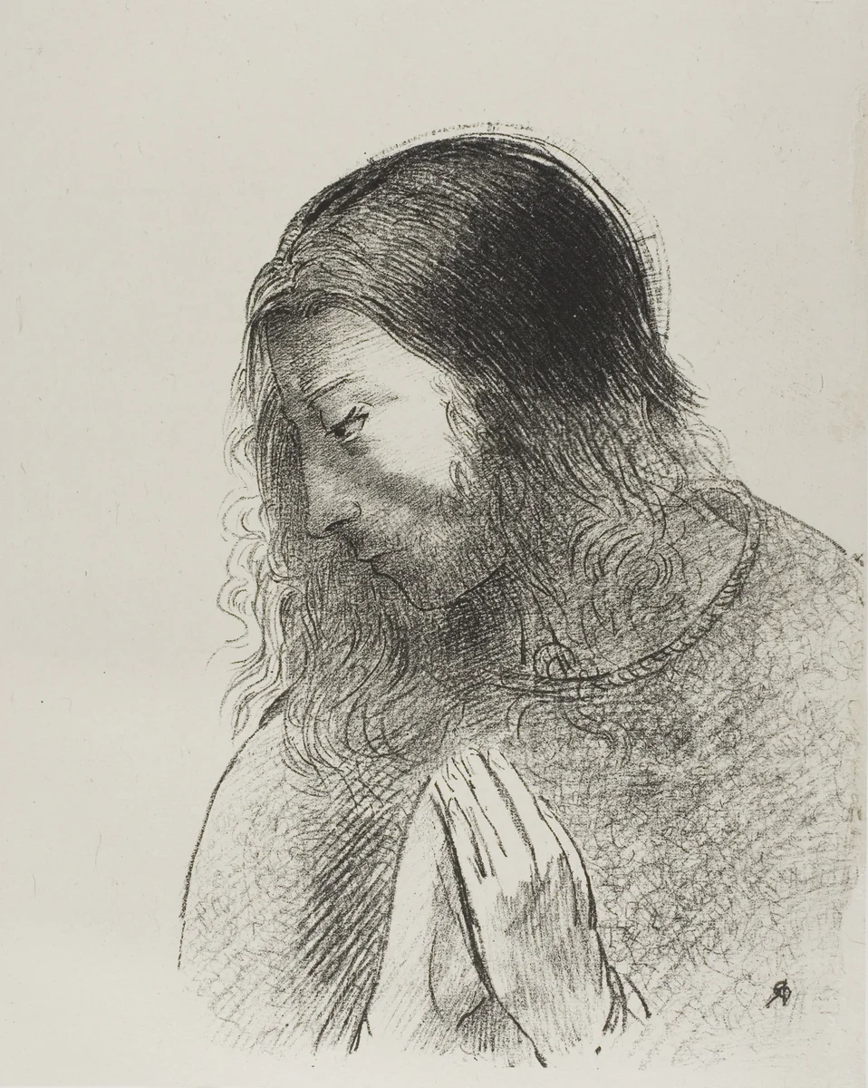 And I John Saw These Things, and Heard Them, plate 12 of 12 by Odilon Redon, print, 1899