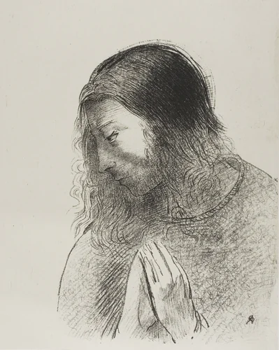 And I John Saw These Things, and Heard Them, plate 12 of 12 by Odilon Redon, print, 1899