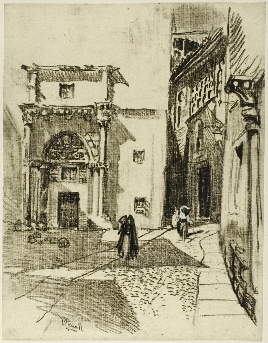 Toledo by Joseph Pennell, drawing, 1898-1908