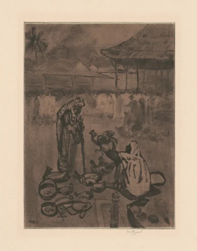 Chicken Vendor, Trinidad by George Hart, print, 1923