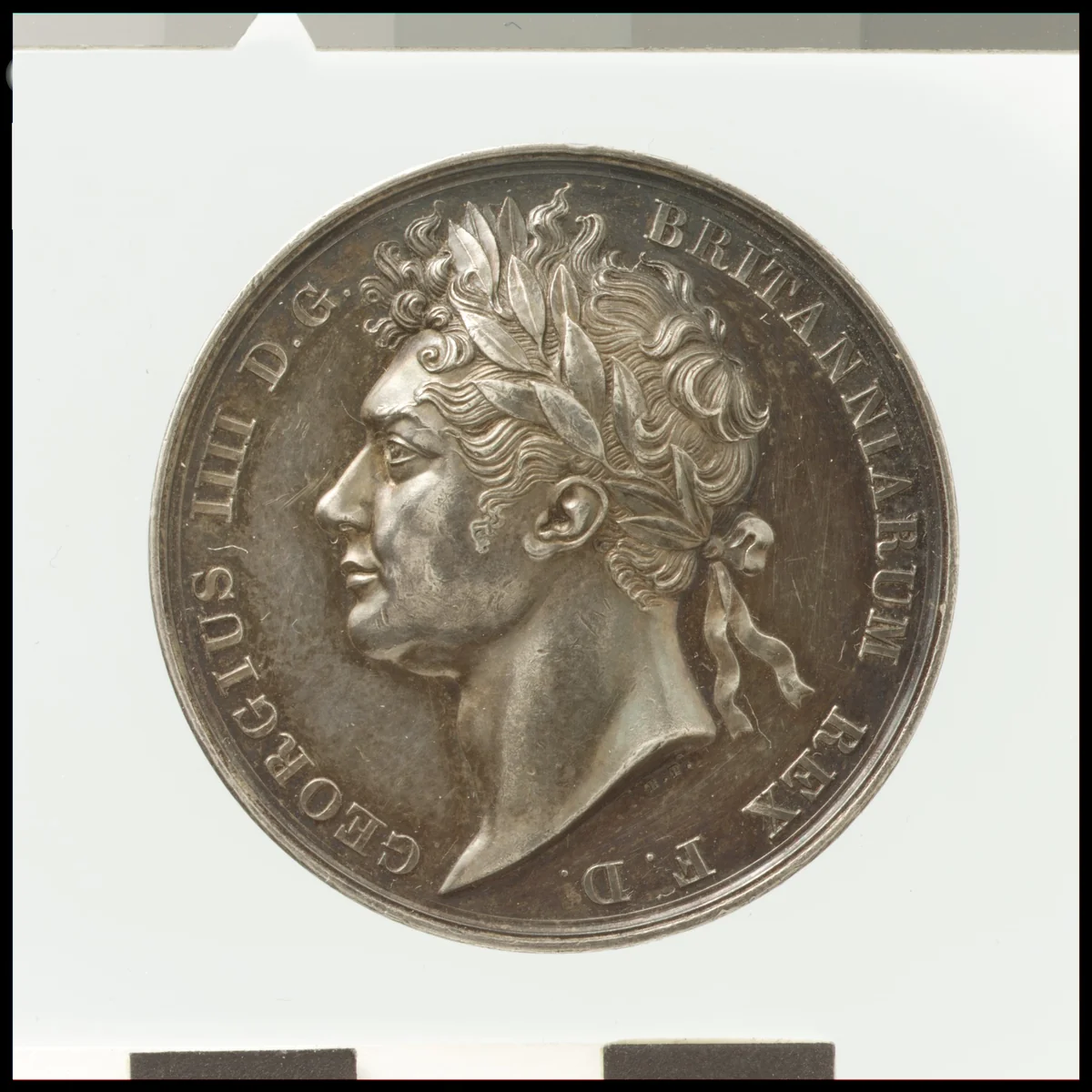 Coronation of George IV by Benedetto Pistrucci, metalwork, 1821