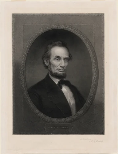 Abraham Lincoln by William Edgar Marshall, print, 1866