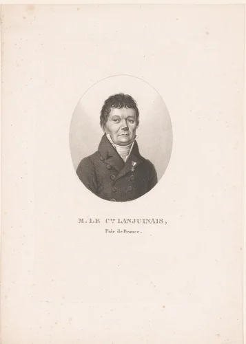 Portret van Jean-Denis Lanjuinais by Ambroise Tardieu, print, 1820-1821