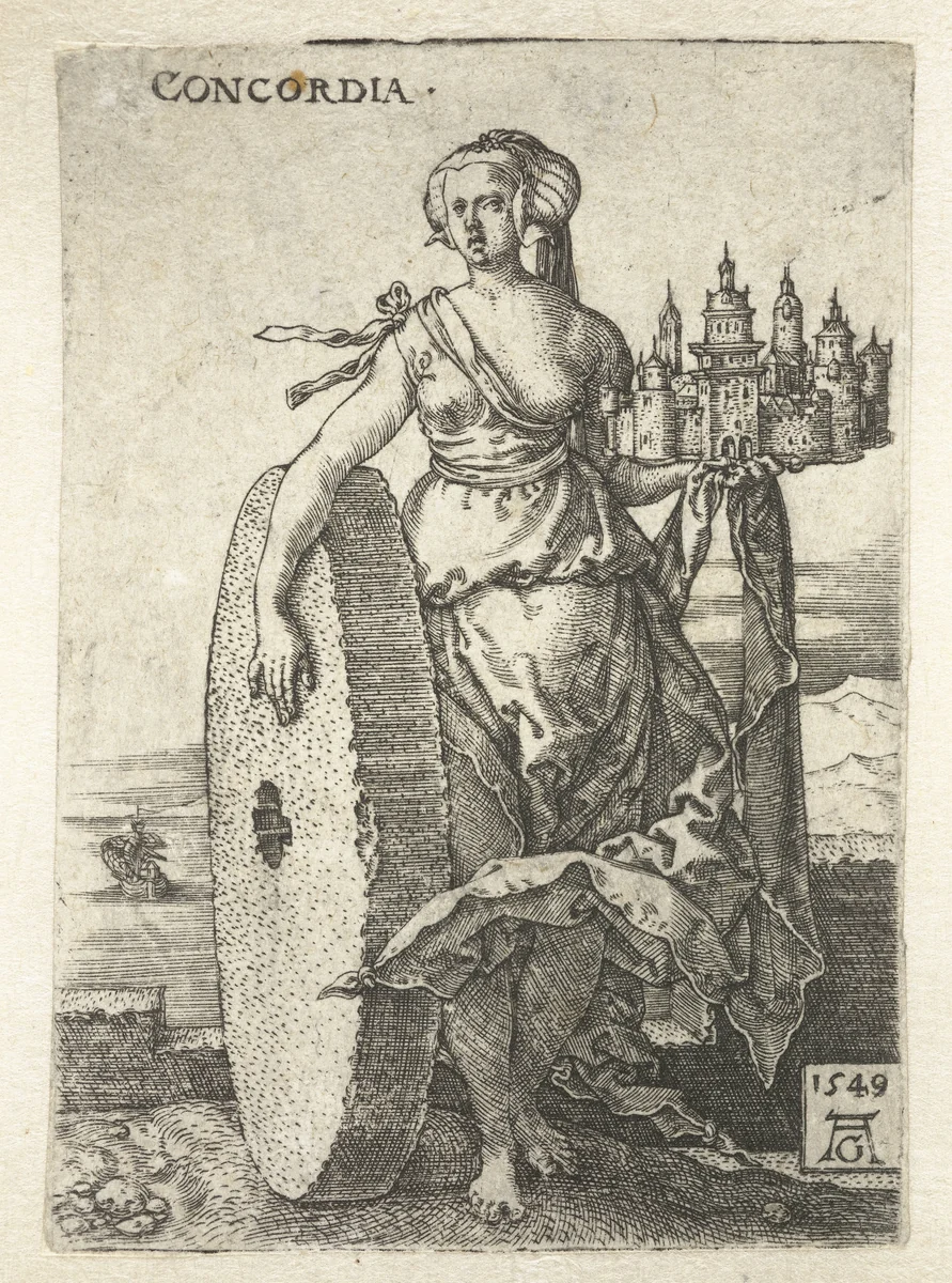 Eendracht by Unknown, print, 1549