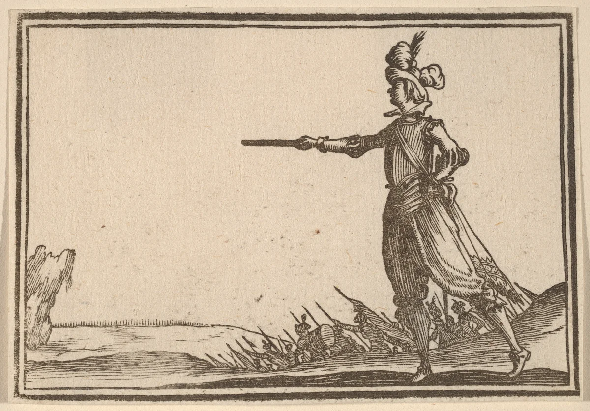 Military Commander on Foot by Edouard Eckman
Jacques Callot, print, 1621