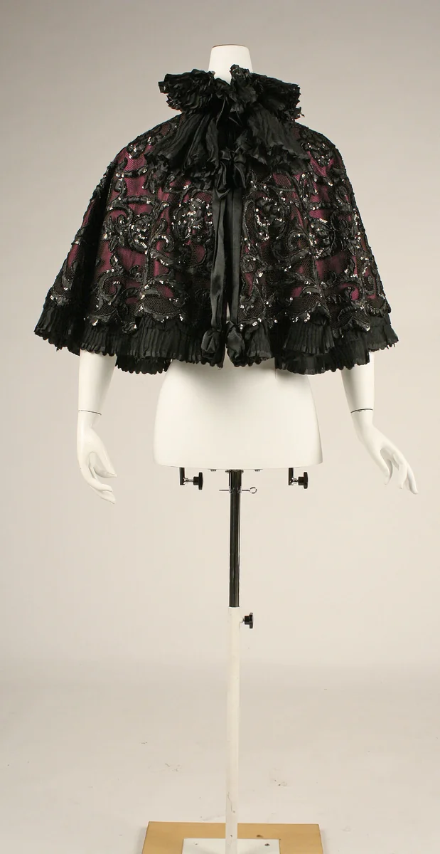 Cape by Au Louvre, artwork, 1892-1902