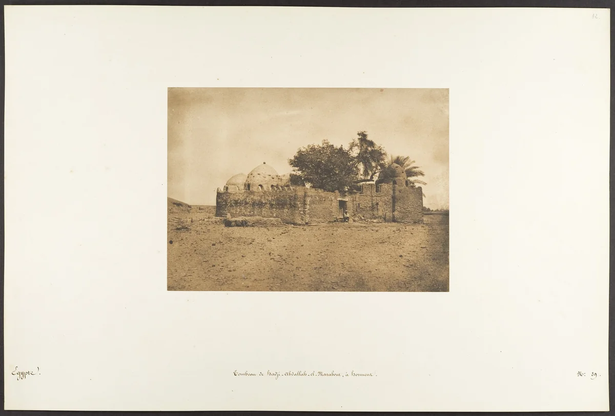 Tombeau de Hadji-Abdallah-el-Marabout, à Herment by Maxime Du Camp, photograph, 1849-1850