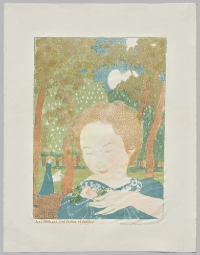Attitudes are Easy and Chaste by Maurice Denis, print, 1899