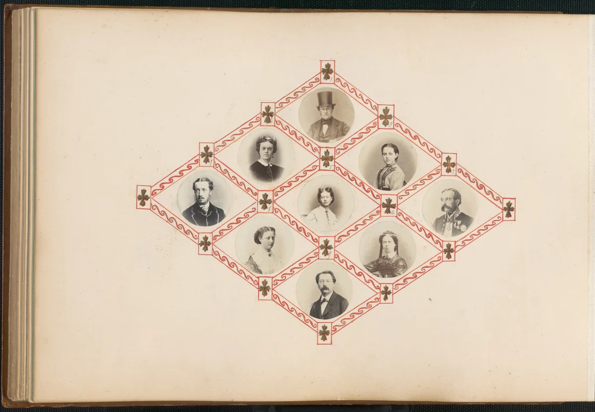 The Madame B Album by Marie-Blanche Hennelle Fournier, photograph, 1870-1879