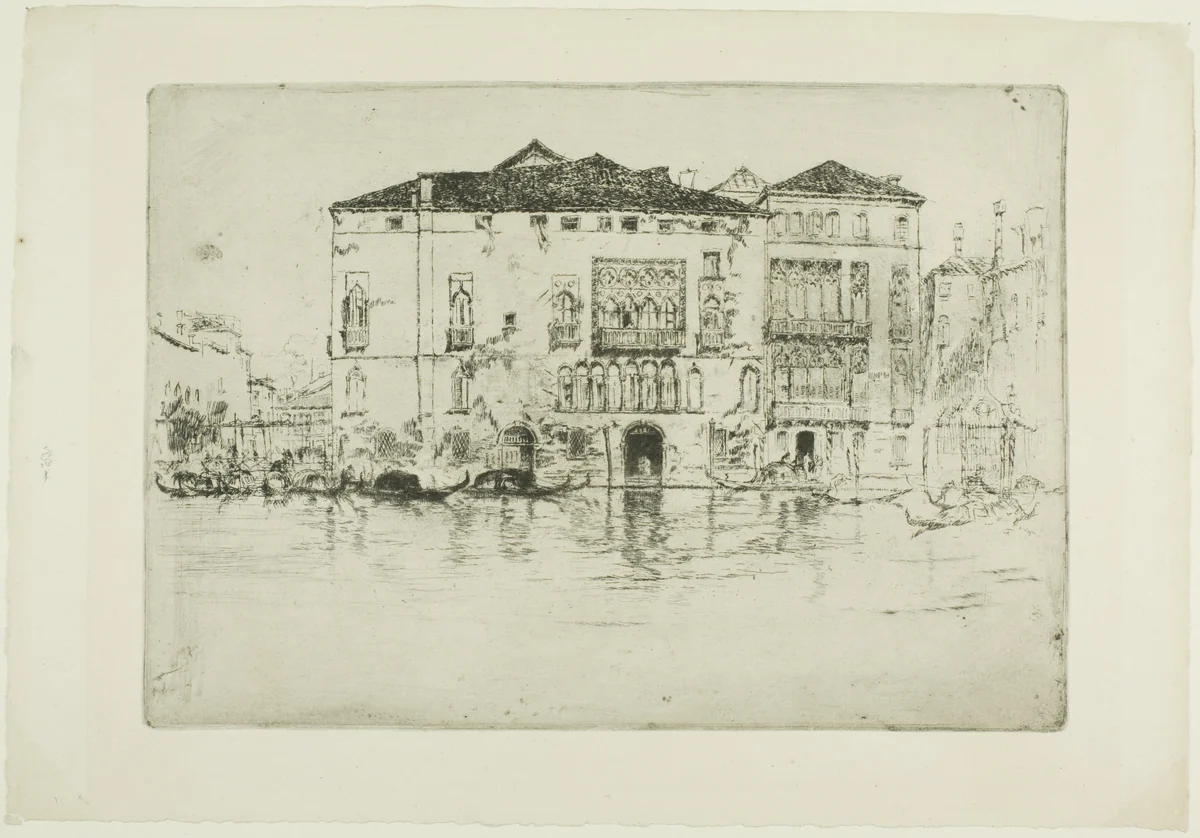 The Palaces by James McNeill Whistler, print, 1879-1880