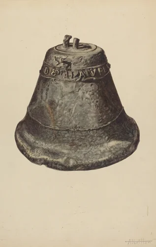 Church Bell by Edward Albritton, index of american design, 1935-1942