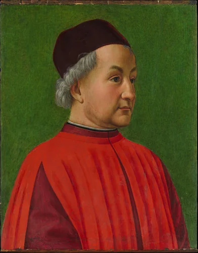 Portrait of a Man by Domenico Ghirlandaio, painting, 1469-1494