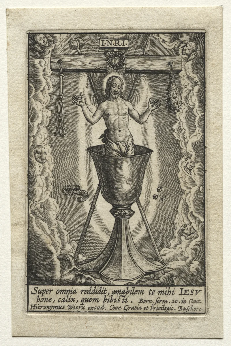 The Blood of the Redeemer by Hieronymus Wierix, print, 1614-1624