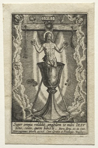 The Blood of the Redeemer by Hieronymus Wierix, print, 1614-1624