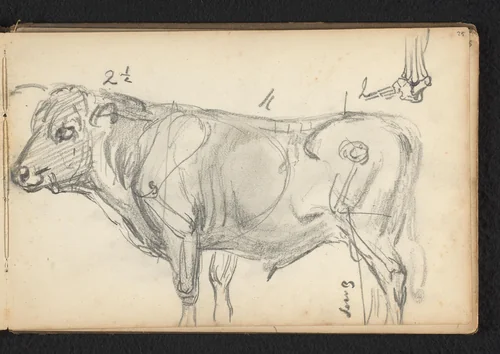 Rund by Jan Bedijs Tom, drawing, 1823-1894