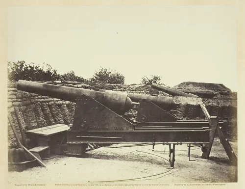 Battery No. 1, Near Yorktown, Virginia by Wood and Gibson, photograph, 1862