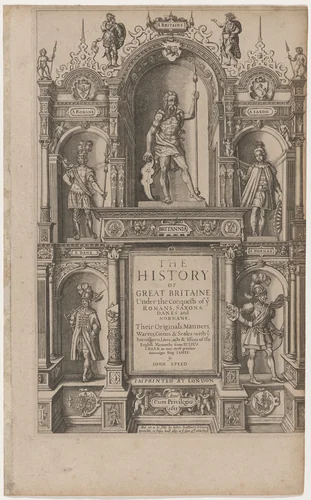 Title Page to The History of Great Britaine by John Speed by Unknown 19th Century, print, 1611