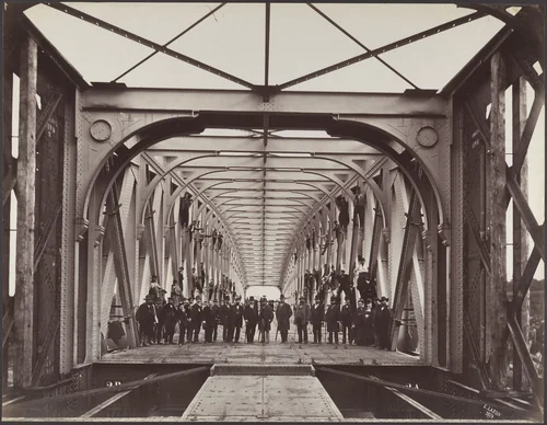 Lessart Viaduct on the Rance River by Louis Lafon, photograph, 1879