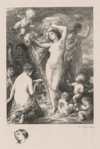 Venus Anadyomene by Henri Fantin-Latour, print, 1898