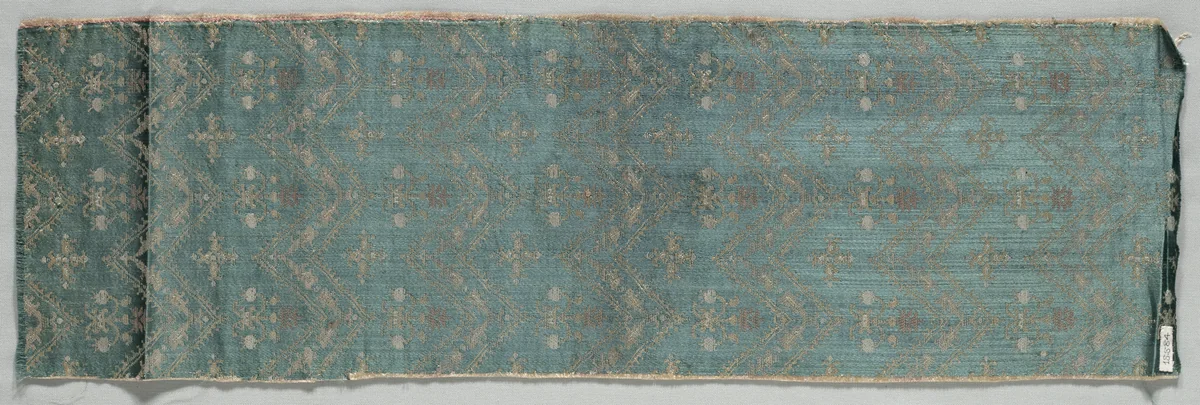 Brocade Textile by Unknown, textile, 1500-1599