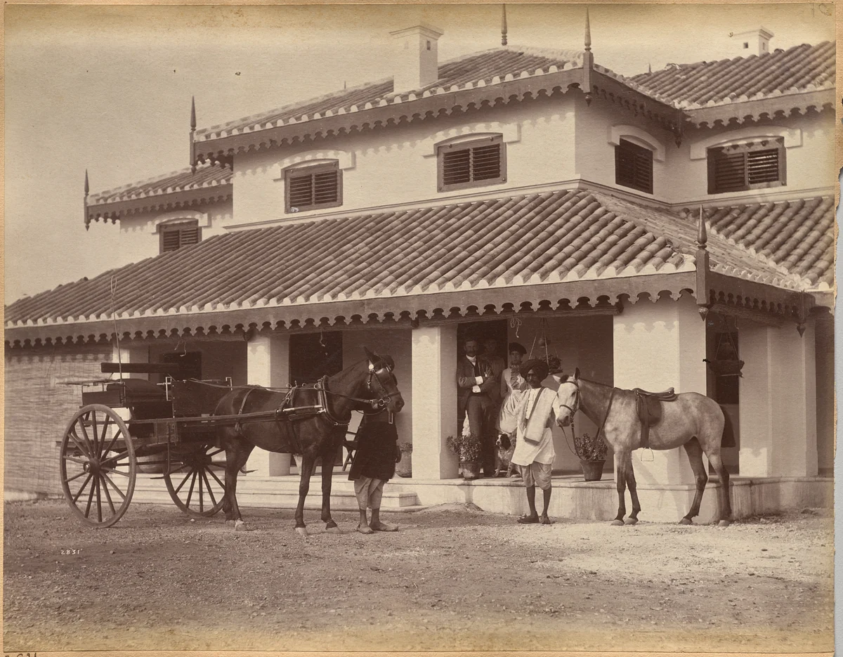 Mr. MacNull, Jhansi (verso) by Raja Deen Dayal, photograph, 1877-1892