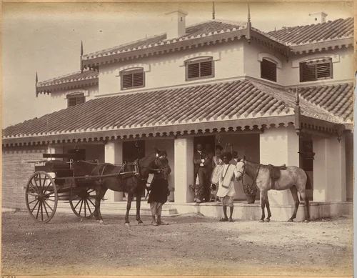 Mr. MacNull, Jhansi (verso) by Raja Deen Dayal, photograph, 1877-1892