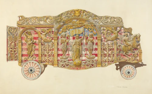 Circus Wagon by Frank M. Keane, index of american design, 1938