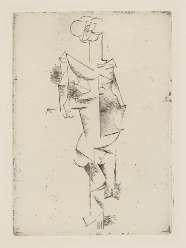Mademoiselle Léonie (plate, folio 10) from Saint Matorel by Pablo Picasso, illustrated book, 1910