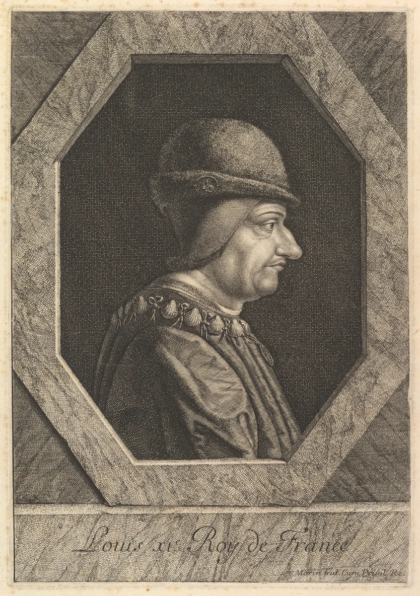 Louis XI, roi de France by Jean Morin, print, 1605-1650