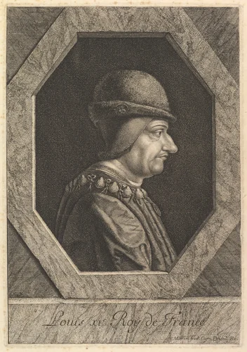 Louis XI, roi de France by Jean Morin, print, 1605-1650