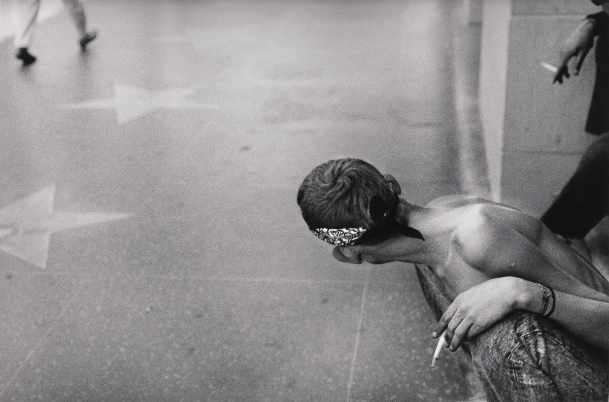 Hollywood and Highland (#3) by Jim Goldberg, photograph, 1987