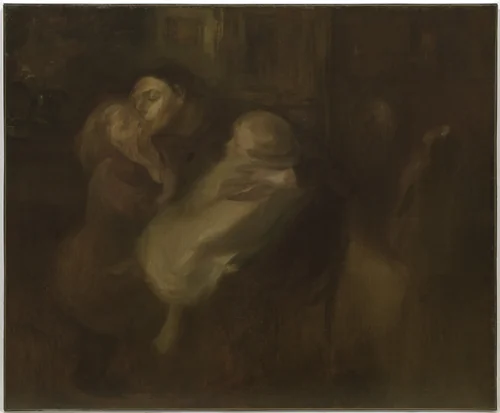 Maternity by Eugène Carrière, painting, 1892
