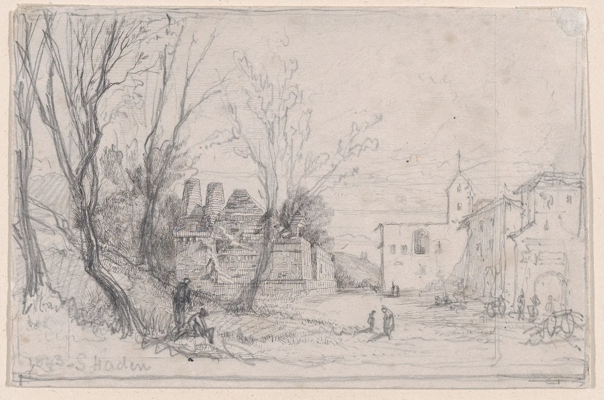 Tomb of Porsenna by Sir Francis Seymour Haden, print, 1844