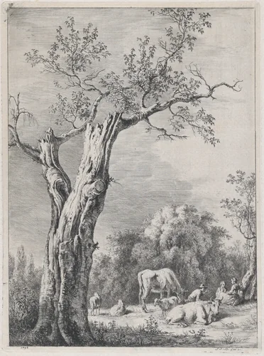 Spring, after a drawing made at Saint-Chamond by Jean Jacques de Boissieu, print, 1795