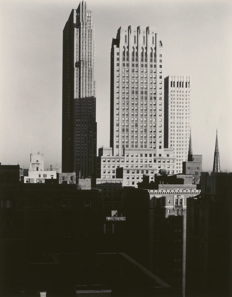 New York from the Shelton by Alfred Stieglitz, photograph, 1935
