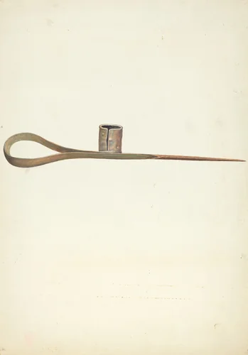Candle Holder by A. Regli, index of american design, 1935-1942