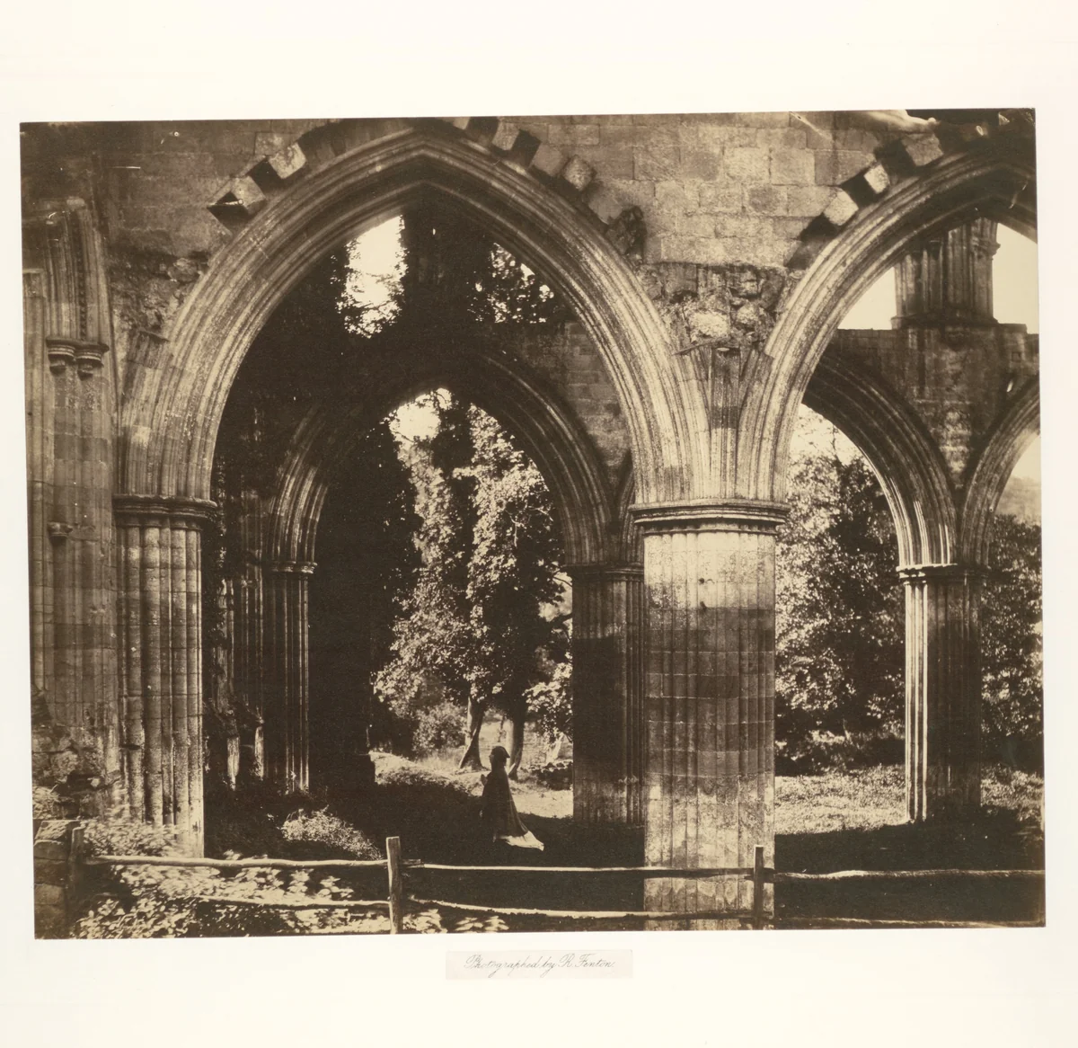 Rievaulx Abbey, the High Altar by Roger Fenton, photograph, 1854