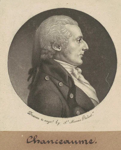 Chanceaume by Charles B. J. Févret de Saint-Mémin, print, 1801