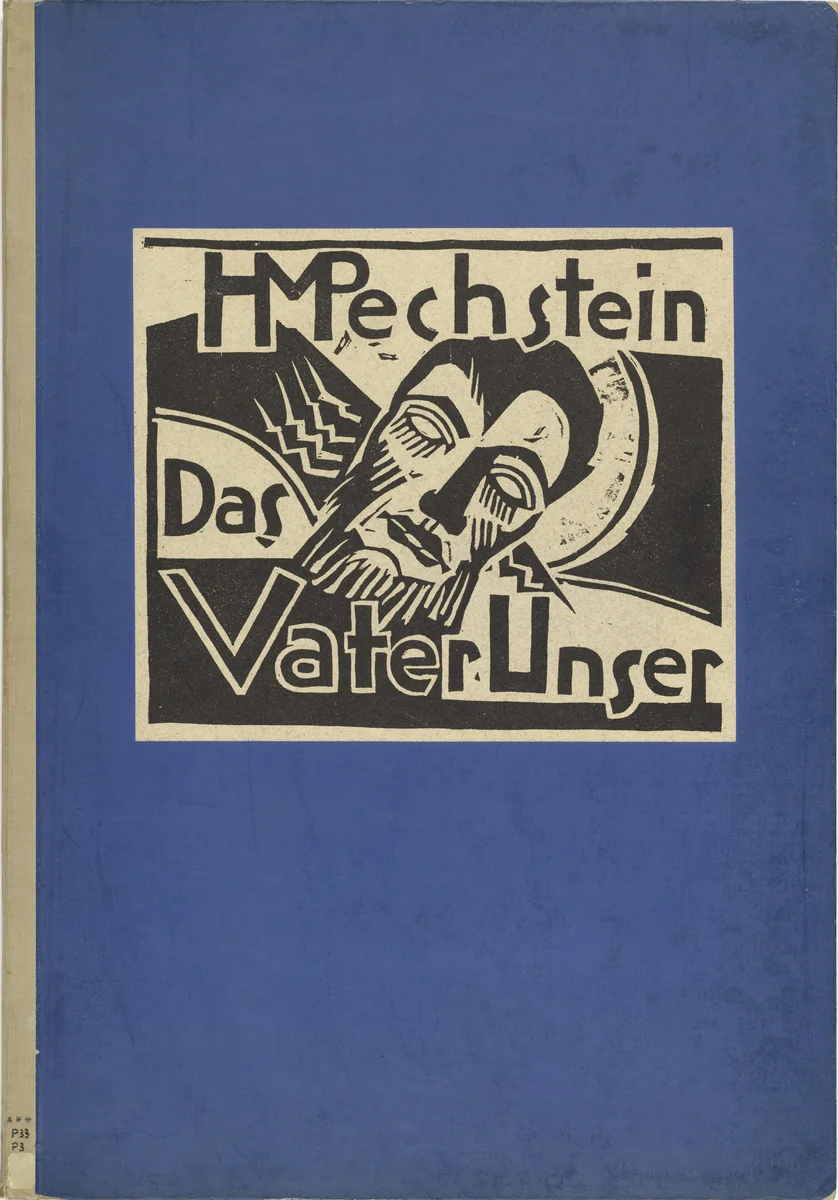 Cover (Titelholzschnitt ) from The Lord's Prayer (Das Vater Unser) by Max Pechstein, print, 1921