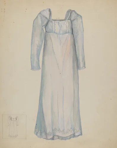Dress by Edna Crenshaw Rex, index of american design, 1935-1942