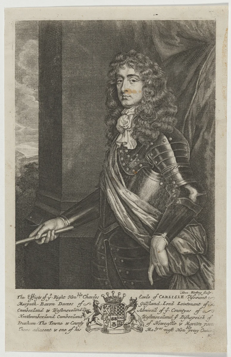 Charles, Earl of Carlisle by Abraham Blooteling, print, 1679